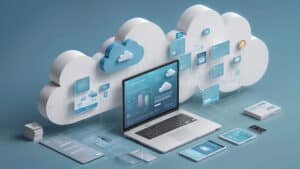 cloud computing technology concept
