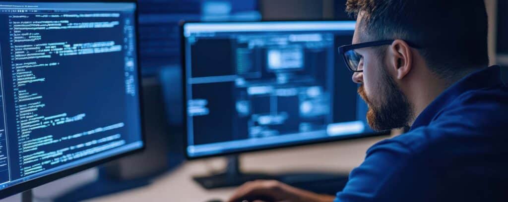 cyber security professional conducting penetration testing